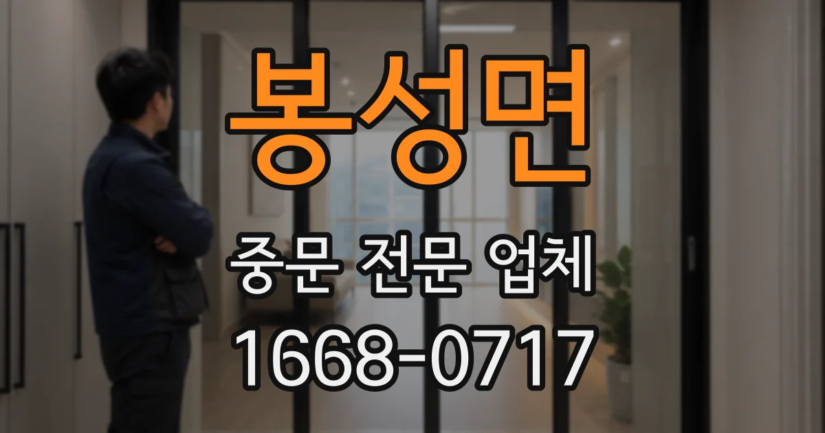 봉성면 중문 전문 업체