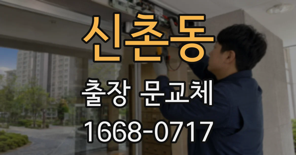 신촌동 출장 문교체