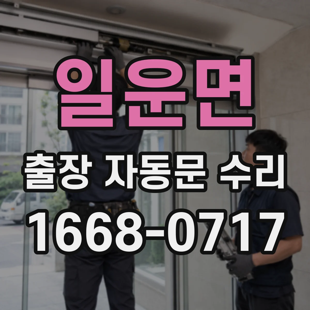 일운면 출장 자동문 수리