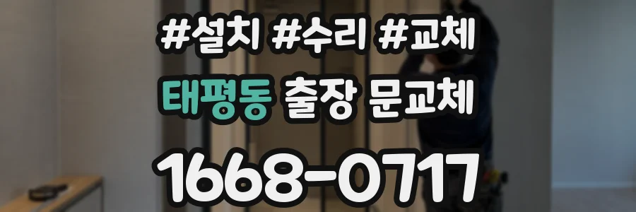 태평동 출장 문교체