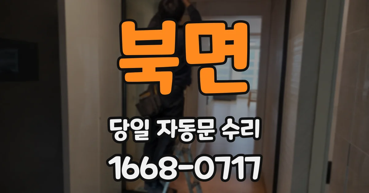 북면 당일 자동문 수리