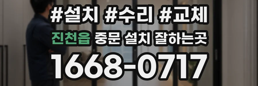 진천읍 중문 설치 잘하는곳