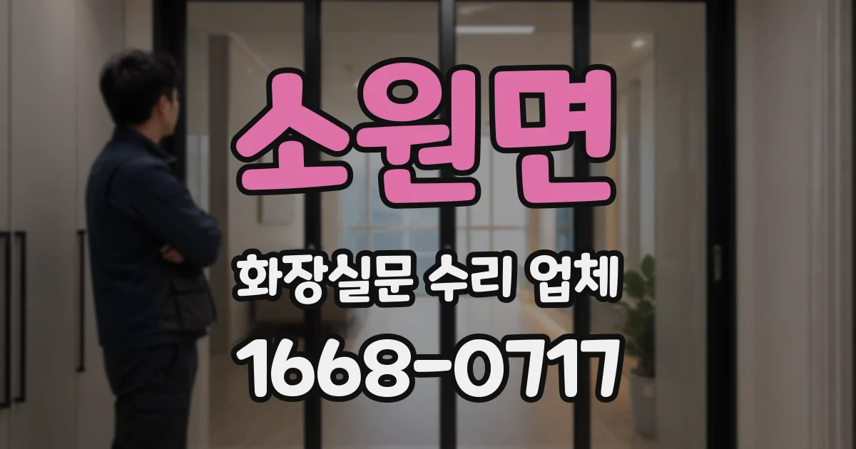 소원면 화장실문 수리 업체
