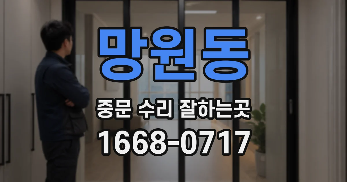 망원동 중문 수리 잘하는곳
