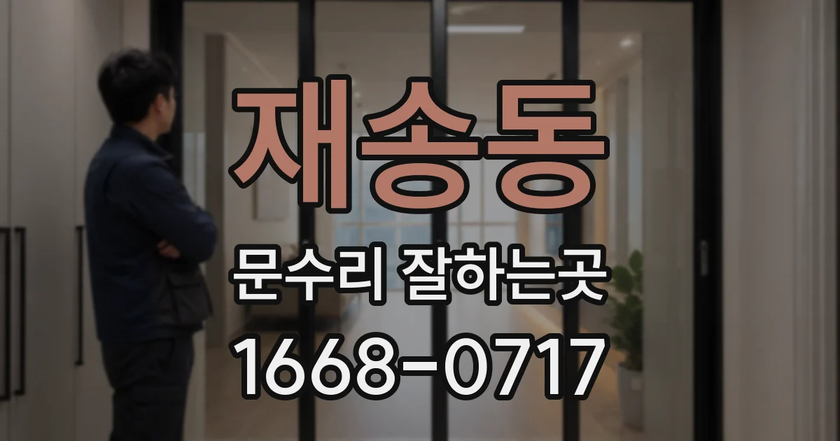 재송동 문수리 잘하는곳