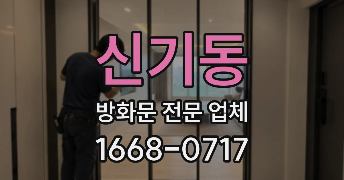 신기동 방화문 전문 업체