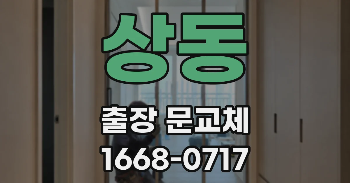 상동 출장 문교체