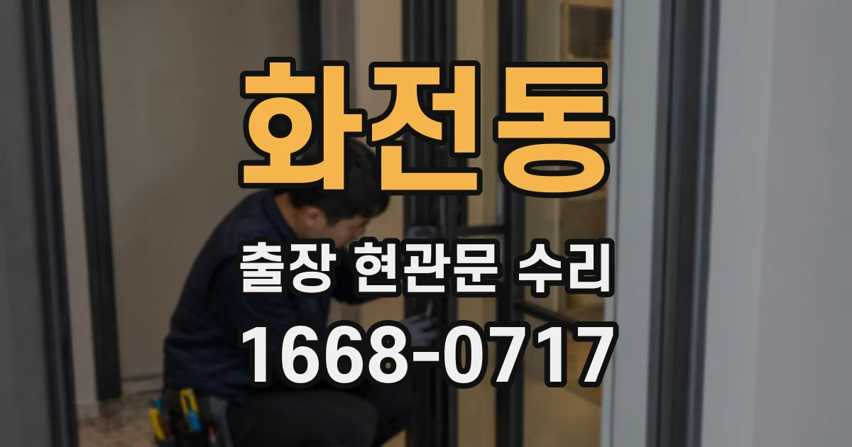 화전동 출장 현관문 수리