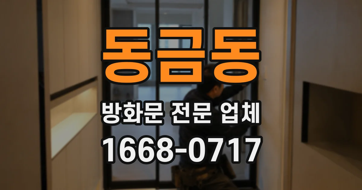 동금동 방화문 전문 업체
