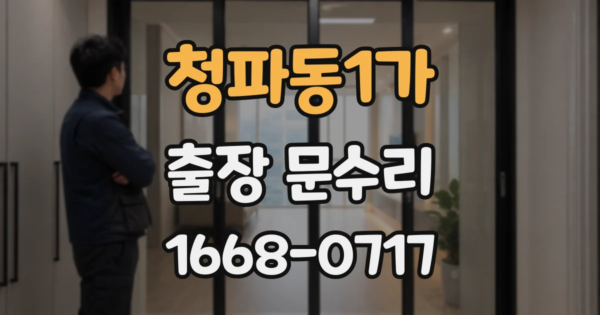 청파동1가 출장 문수리