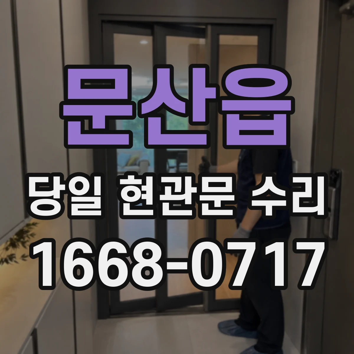 문산읍 당일 현관문 수리