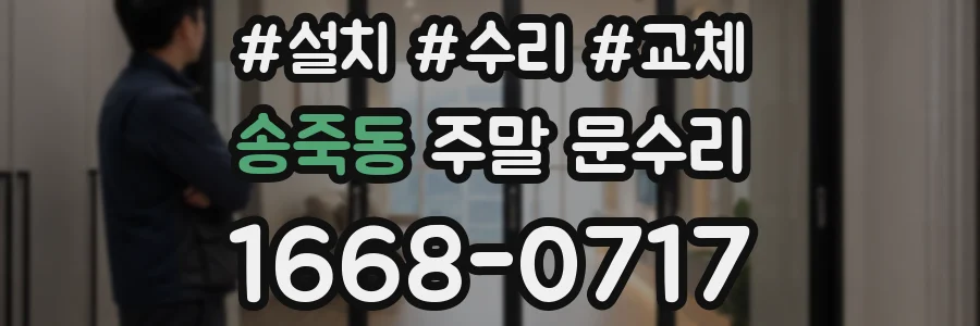 송죽동 주말 문수리