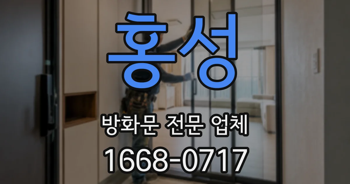 홍성 방화문 전문 업체