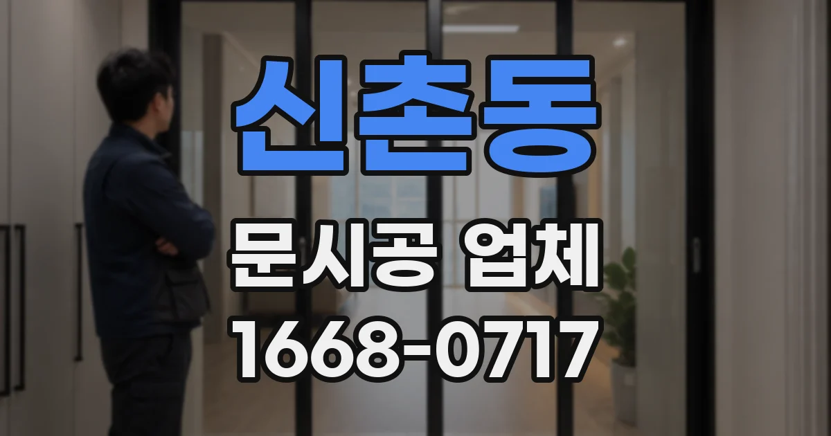 신촌동 문시공 업체