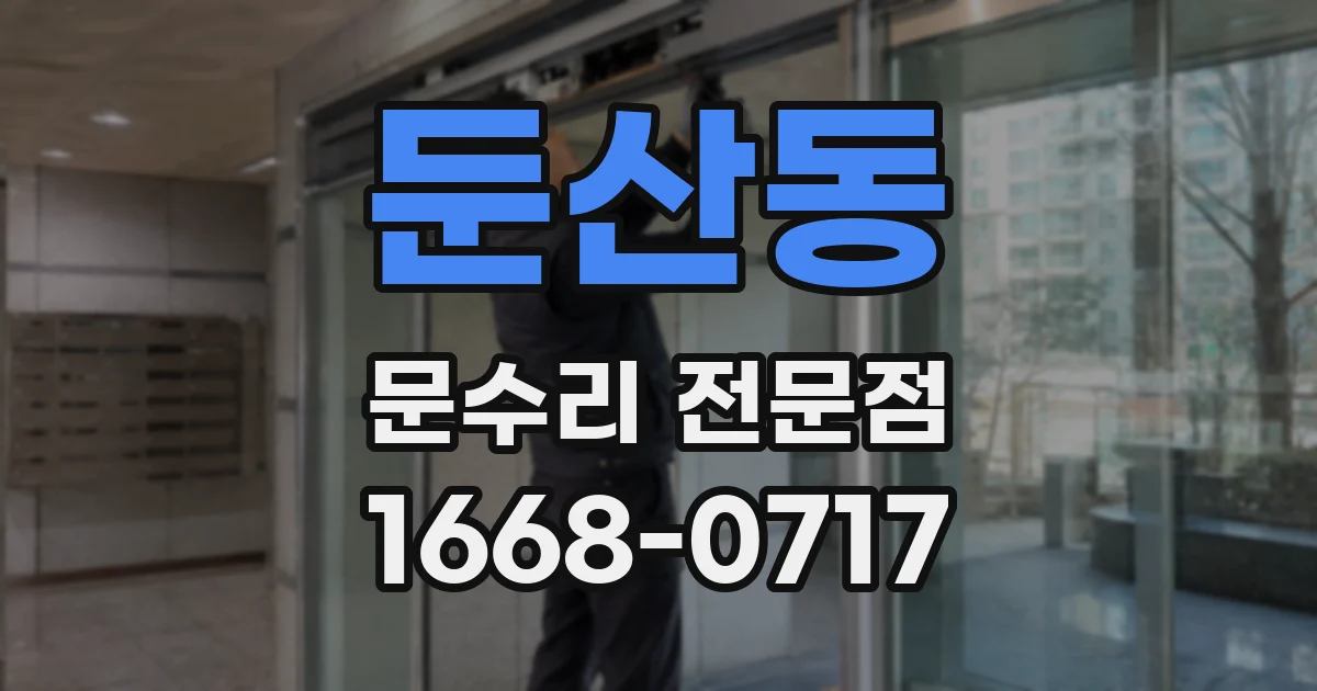 둔산동 문수리 전문점