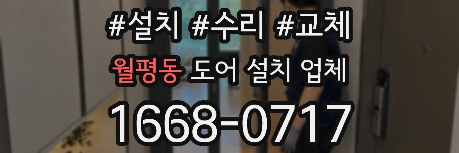 월평동 도어 설치 업체