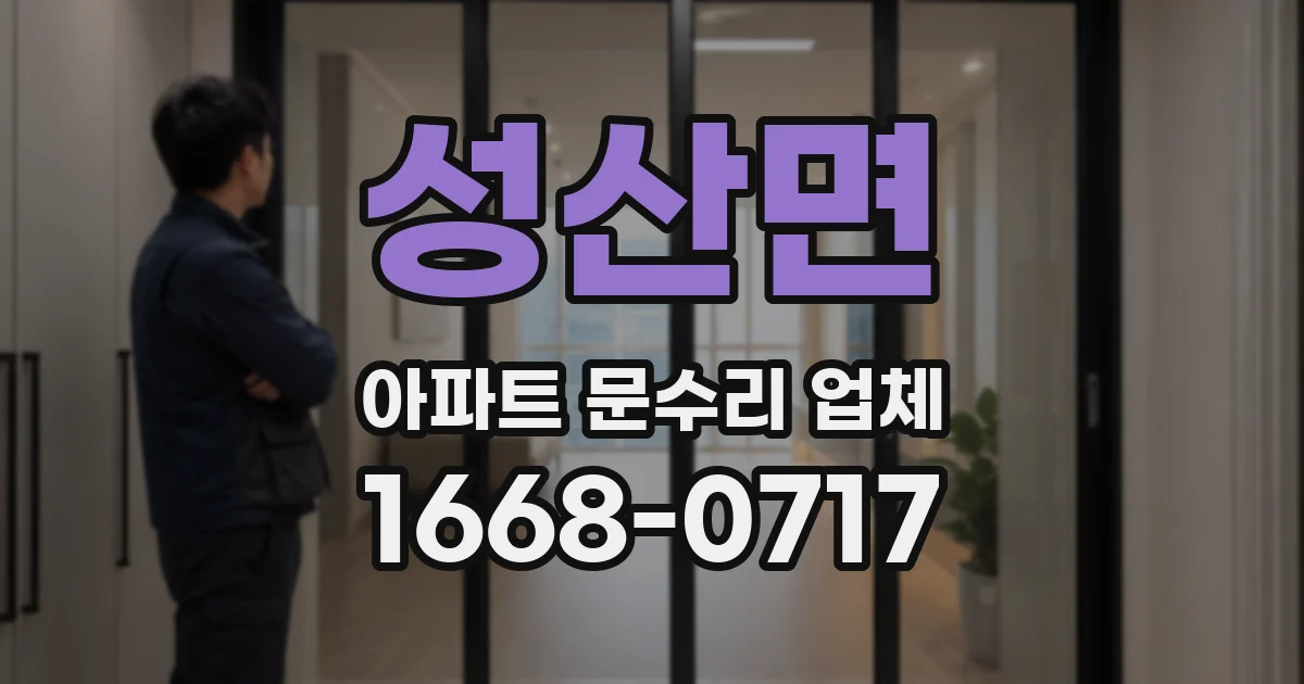 성산면 아파트 문수리 업체