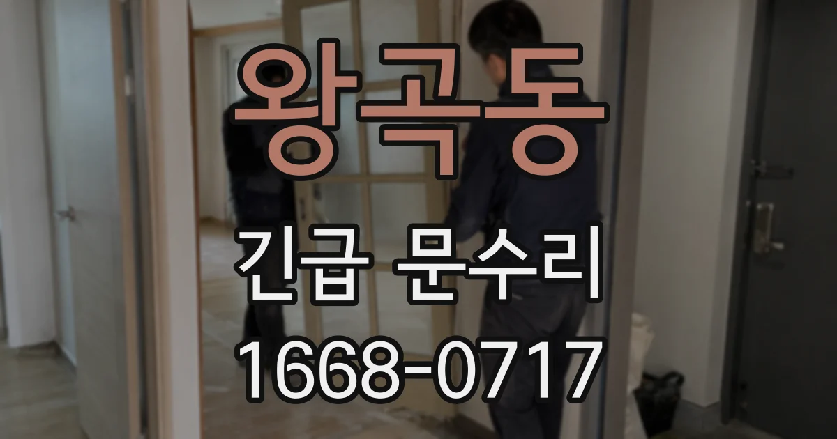 왕곡동 긴급 문수리