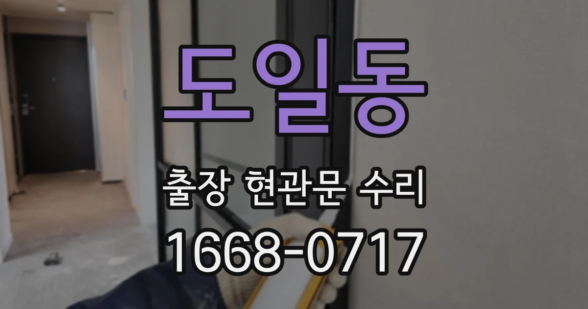 도일동 출장 현관문 수리