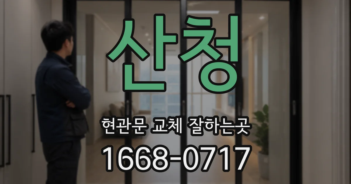 산청 현관문 교체 잘하는곳
