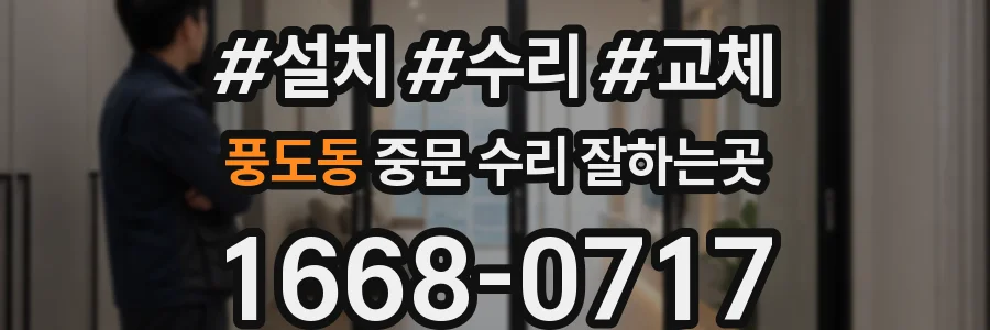 풍도동 중문 수리 잘하는곳