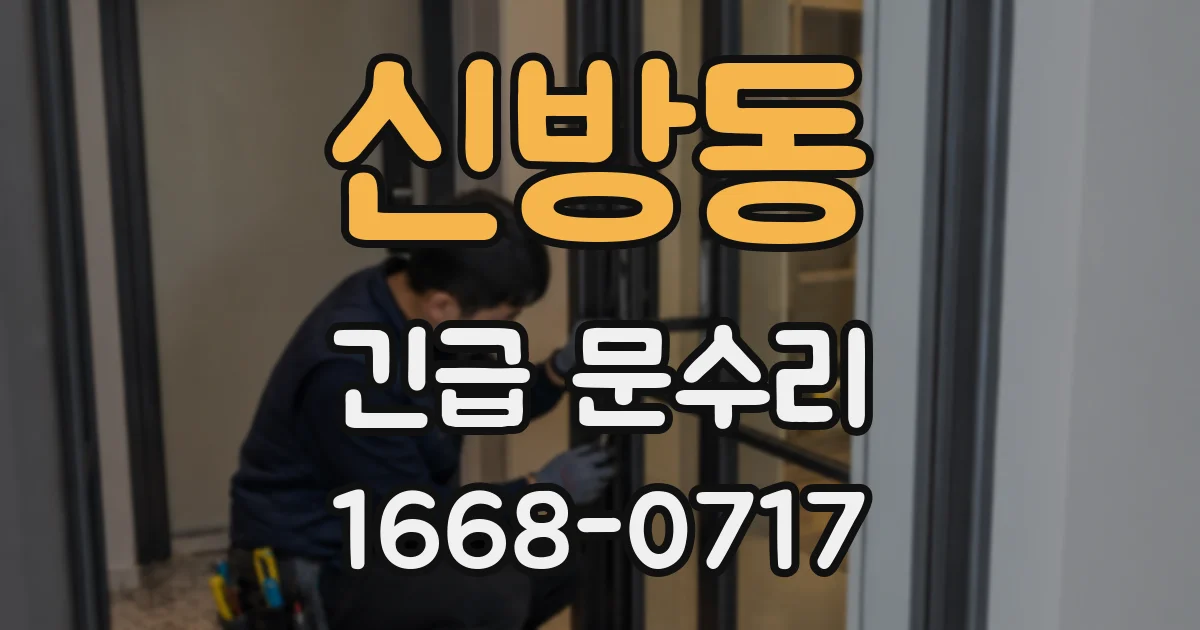 신방동 긴급 문수리