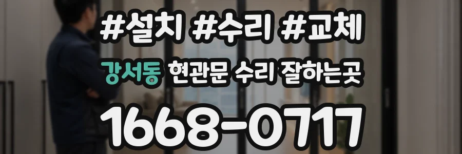 강서동 현관문 수리 잘하는곳
