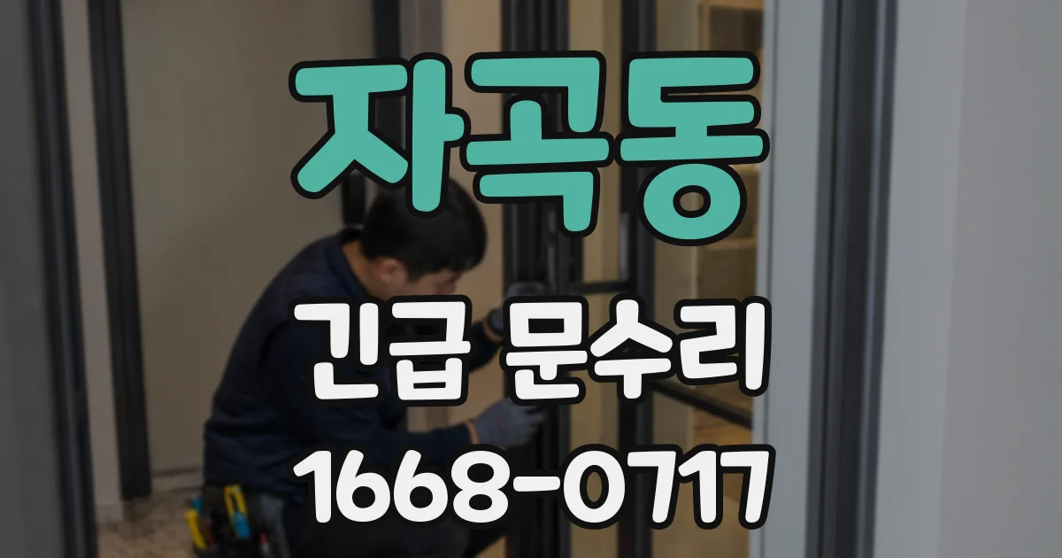 자곡동 긴급 문수리