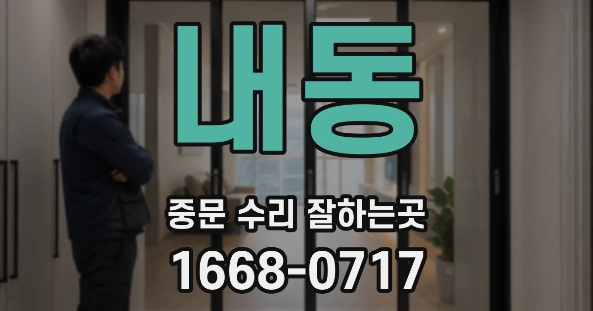 내동 중문 수리 잘하는곳