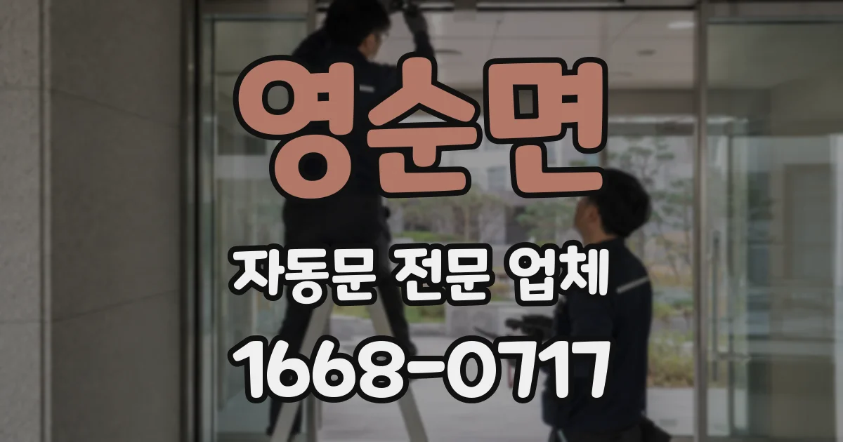 영순면 자동문 전문 업체