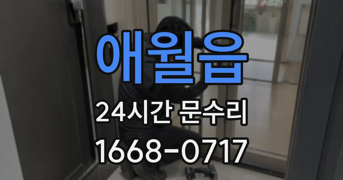 애월읍 24시간 문수리