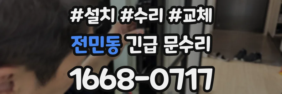 전민동 긴급 문수리