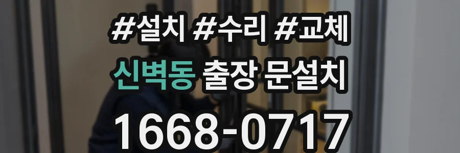 신벽동 출장 문설치