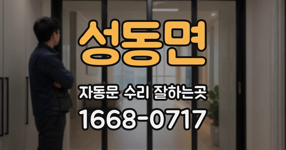 성동면 자동문 수리 잘하는곳