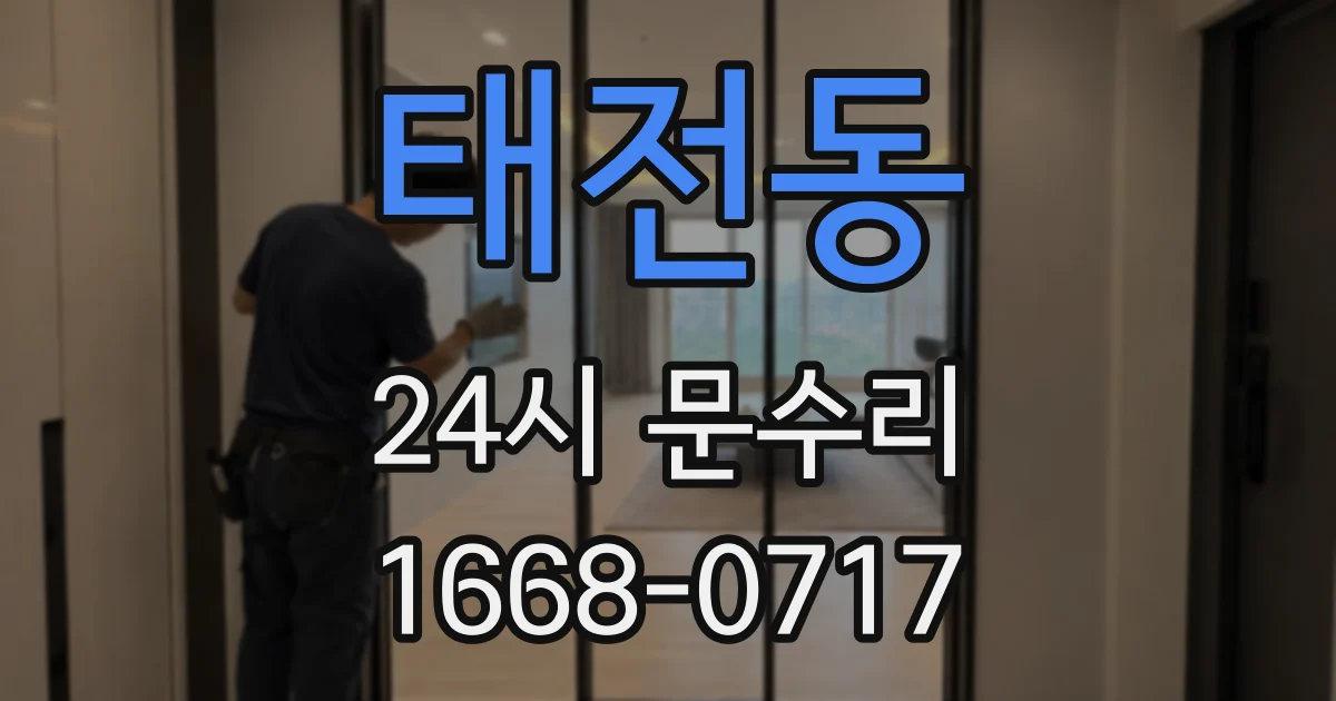 태전동 24시 문수리