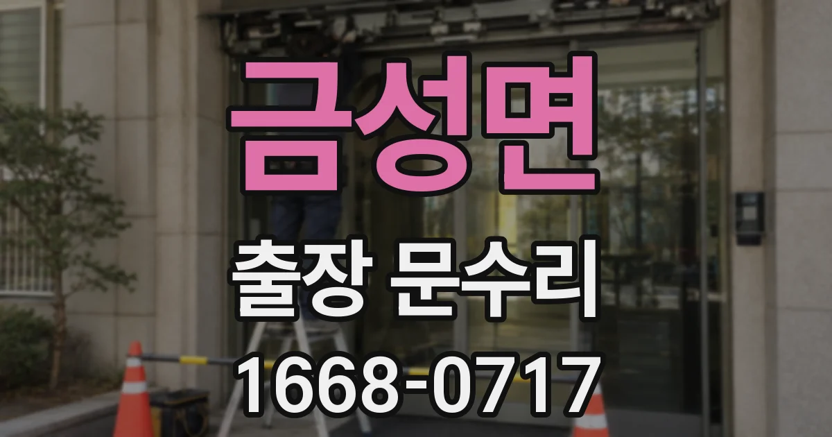 금성면 출장 문수리