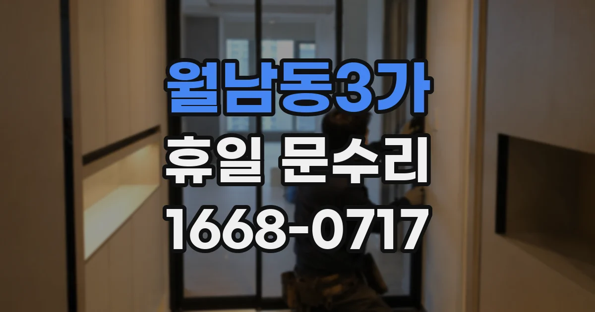 월남동3가 휴일 문수리