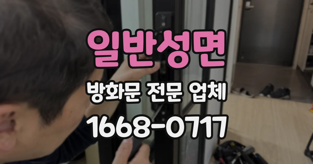 일반성면 방화문 전문 업체