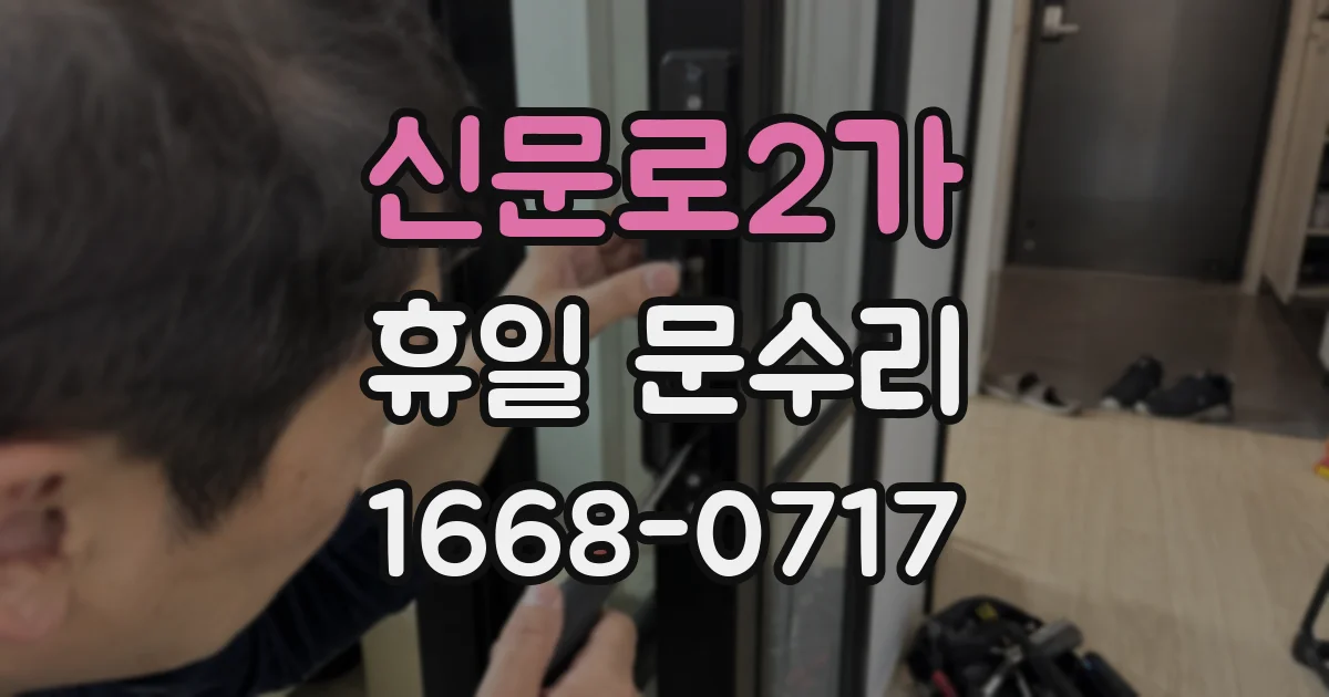 신문로2가 휴일 문수리