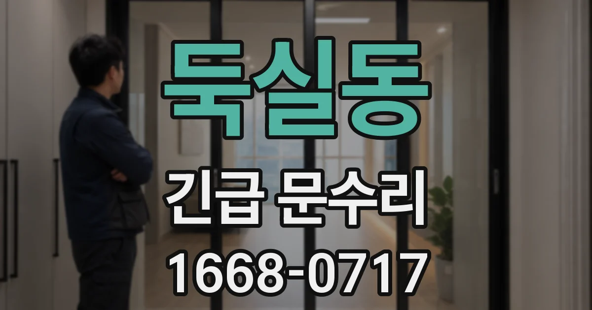 둑실동 긴급 문수리
