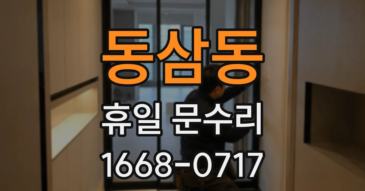 동삼동 휴일 문수리