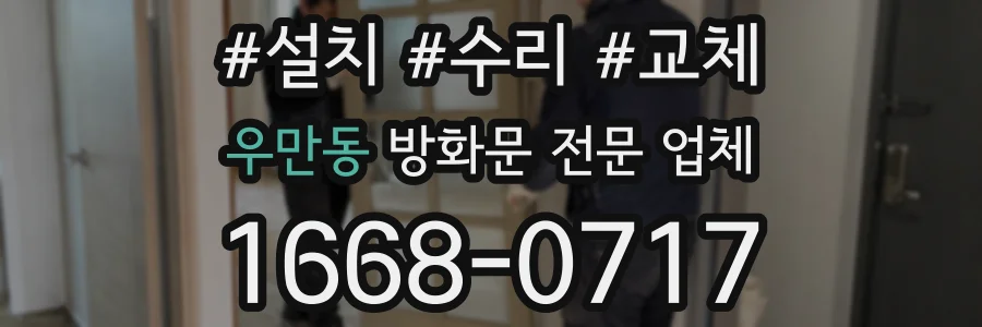 우만동 방화문 전문 업체