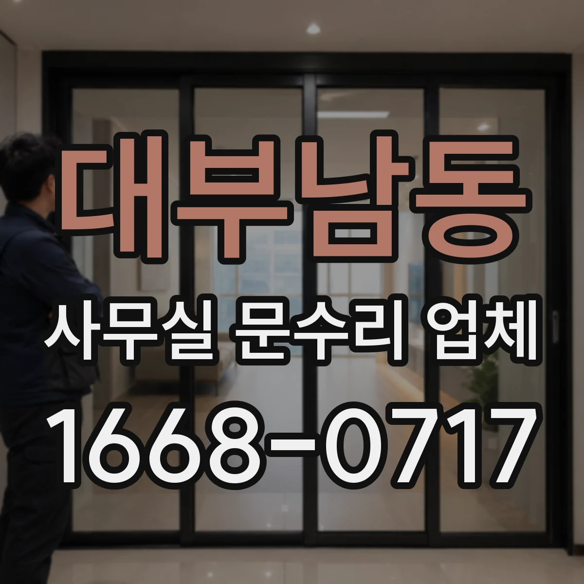 대부남동 사무실 문수리 업체