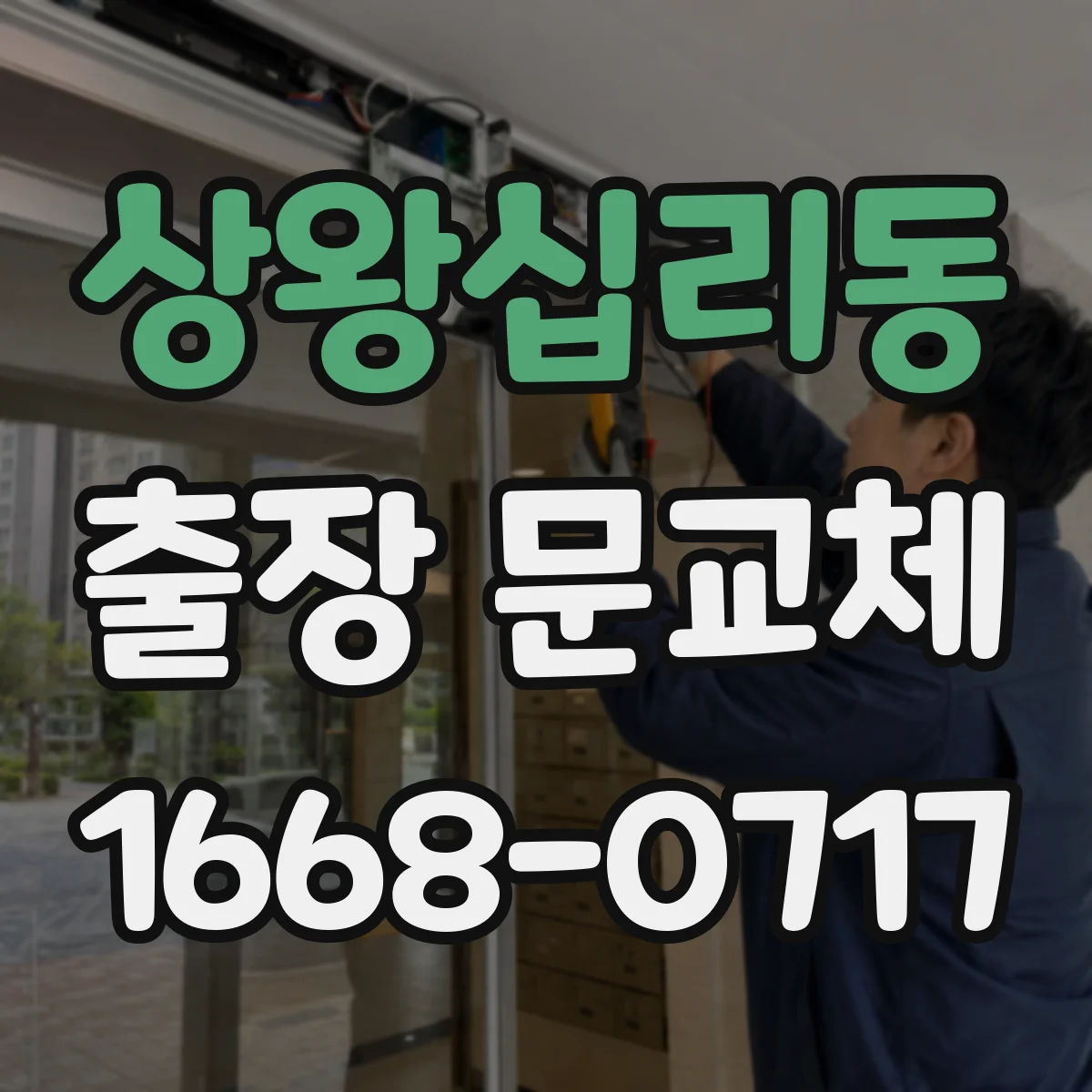 상왕십리동 출장 문교체