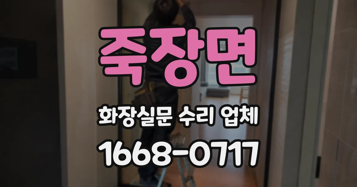 죽장면 화장실문 수리 업체