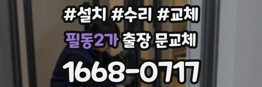 필동2가 출장 문교체
