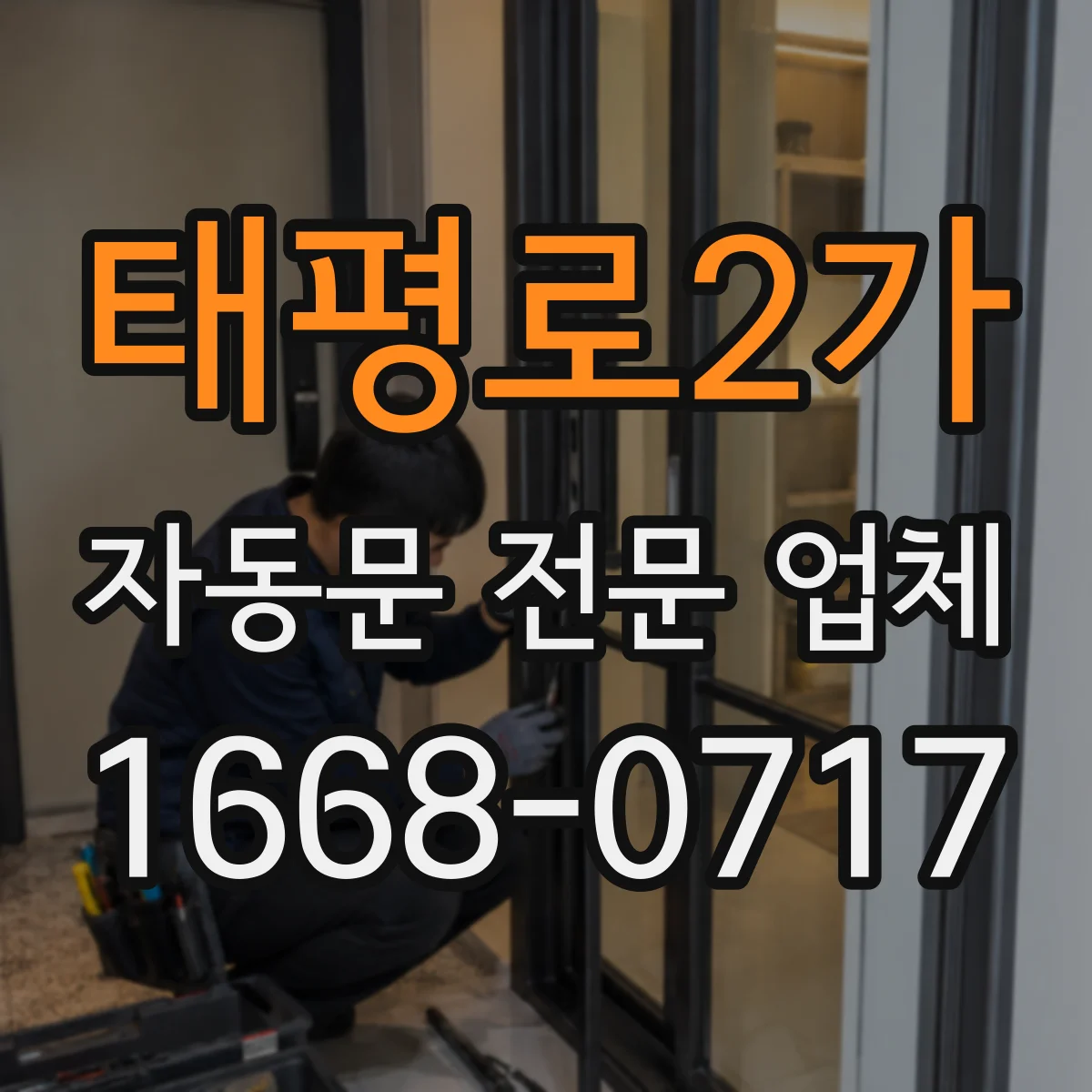 태평로2가 자동문 전문 업체