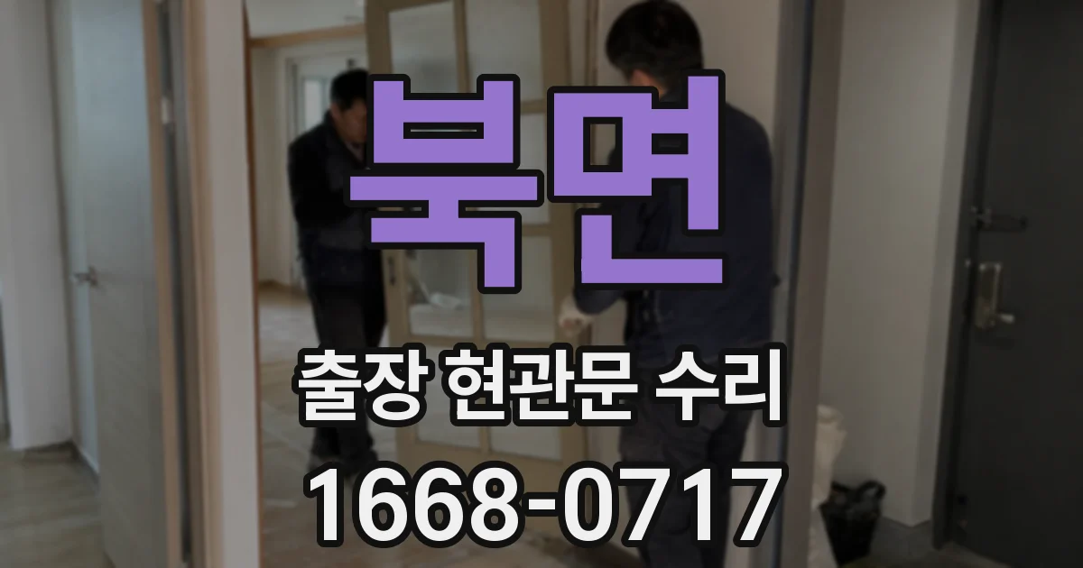 북면 출장 현관문 수리