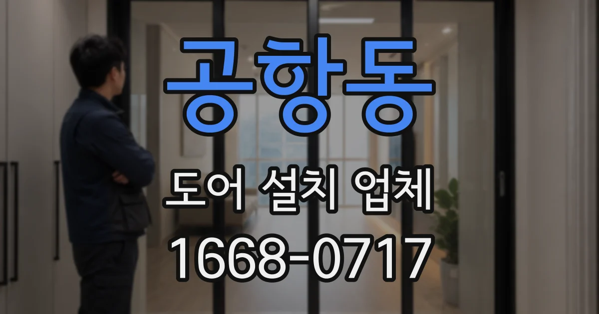 공항동 도어 설치 업체