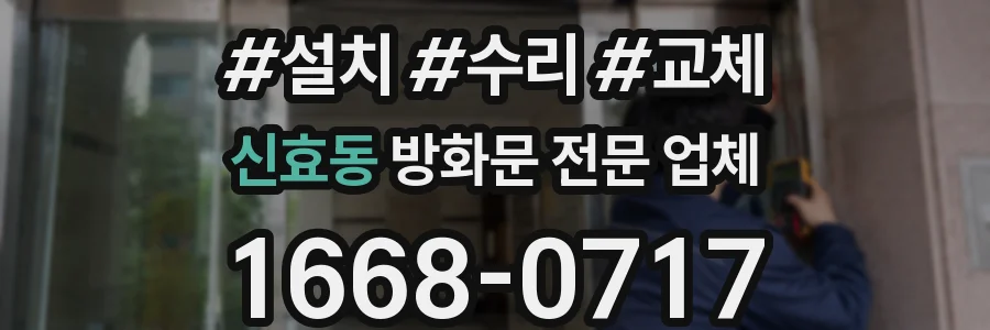 신효동 방화문 전문 업체